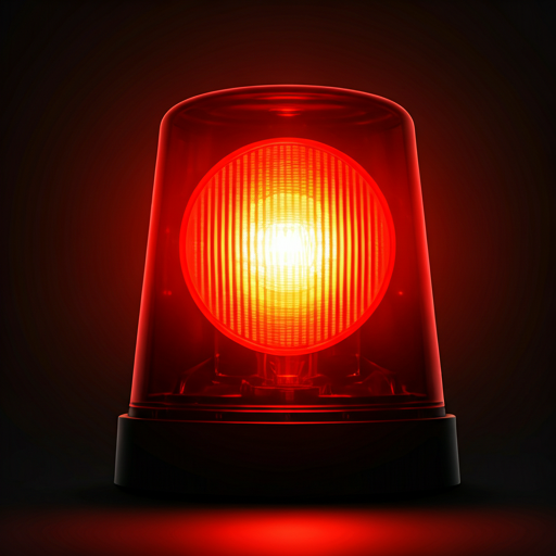 Rotes Notfalllicht