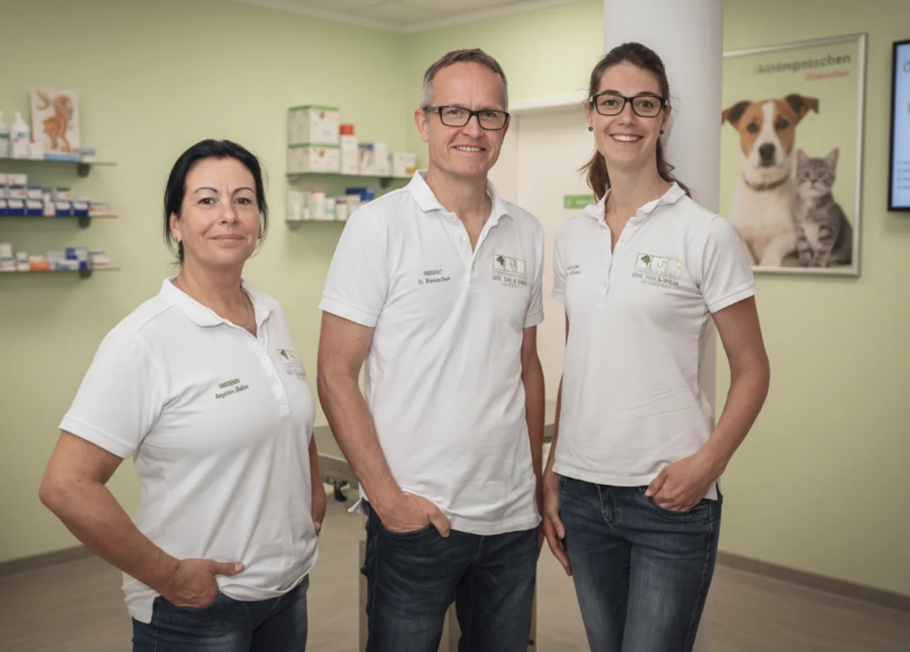 Das Team der Tierarztpraxis Möckmühl